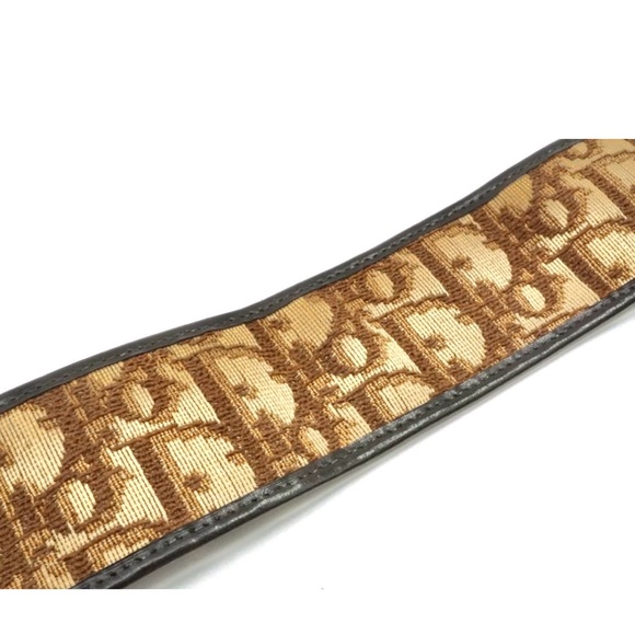 Christian Dior Wide Trotter belt canvas / leather - Picture 7 of 10